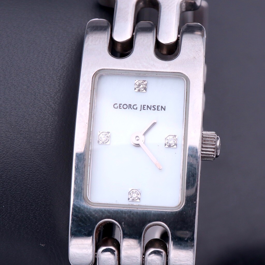 Georg Jensen. Ladies' Watch #376 with Diamonds - Edvard Kindt