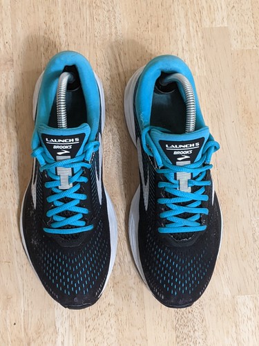 Brooks Launch 5 Women's Running sneakers shoes black and teal women's Size 9 - Picture 3 of 7