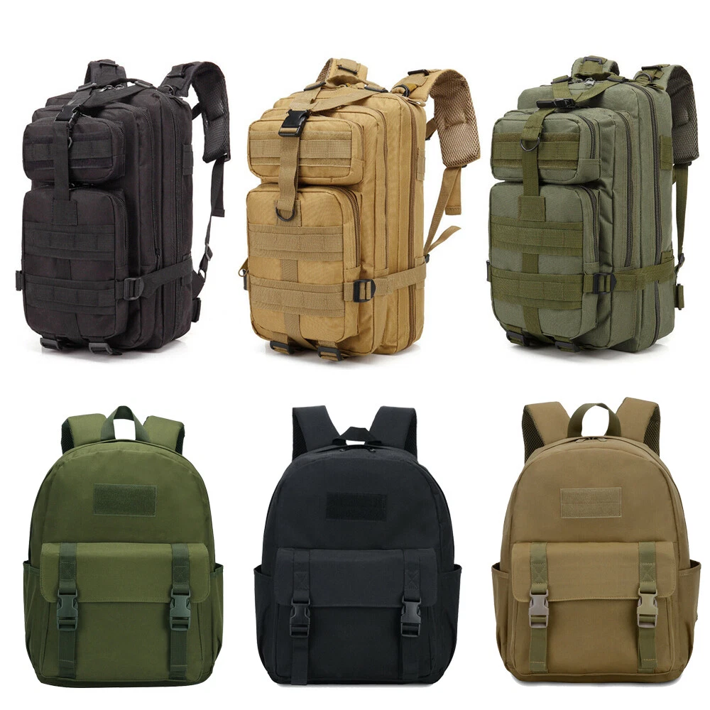 Small Military Molle Tactical Backpack Army Assault Rucksack Pack Bug Out  Bag