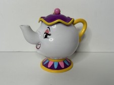 Disney Beauty  The Beast Mrs. Potts Plastic Tea Pot has Damage