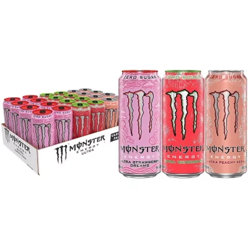 Monster Energy Ultra Variety Pack (16 fl. oz., 24 pk.) - FRE SHIPPING