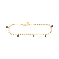 Cai Armband 925 Silber Vergoldet Damen HäMatit Gliederkette Modern Neu Cai