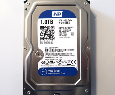 WD WD10EZEX-00BN5A0 EBNMHT2CEB (WCC3) Thailand 1.0TB 3.5'' Sata HDD 13JUL2015