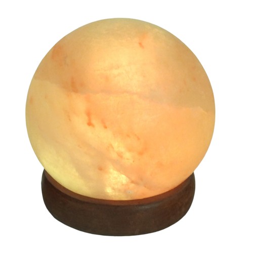 USB Rock Salt Table Lamp Colour Changing LED Light Natural Himalayan Crystal Orb - 第 6/14 張圖片