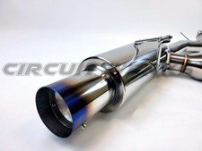 350z Z33 Burnt Tip Fairlady 03-09 Single Muffler 4 Exit Y Back Exhaust System
