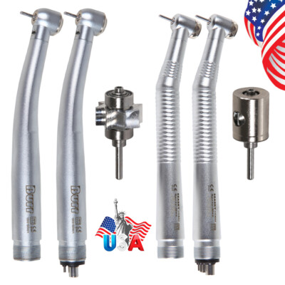 Dental High Speed Handpiece Turbine Push No-LED/LED E-generator Push 2H/4Hole