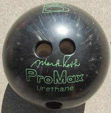 RARE MARK ROTH BRUNSWICK PROMAX URETHANE BOWLING BALL 16 s