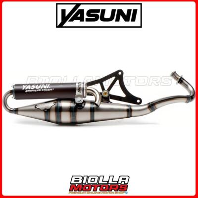 TUB418B AUSPUFF YASUNI Z SCHWARZ VESPA ET2 50CC AC ZAPC16000 ZUGELASSEN / APPROVED