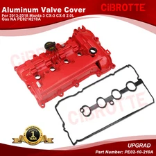 Aluminum Valve Cover for 2013-2018 Mazda 3 CX-3 CX-5 2.0L Gas NA PE0210210A