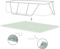 Swim Essentials Pool Abdeckplane Und Bodenplane Set, 400 X 200 Cm | Pool Schutz
