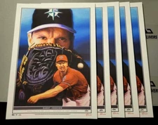 2021 Topps #/99 Randy Johnson #13 Game within the Game 10x14 Jennis Art Print OH