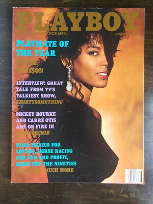 Playboy Magazine June 1990 Playmate Bonnie Marino - POTY Renee Tenison