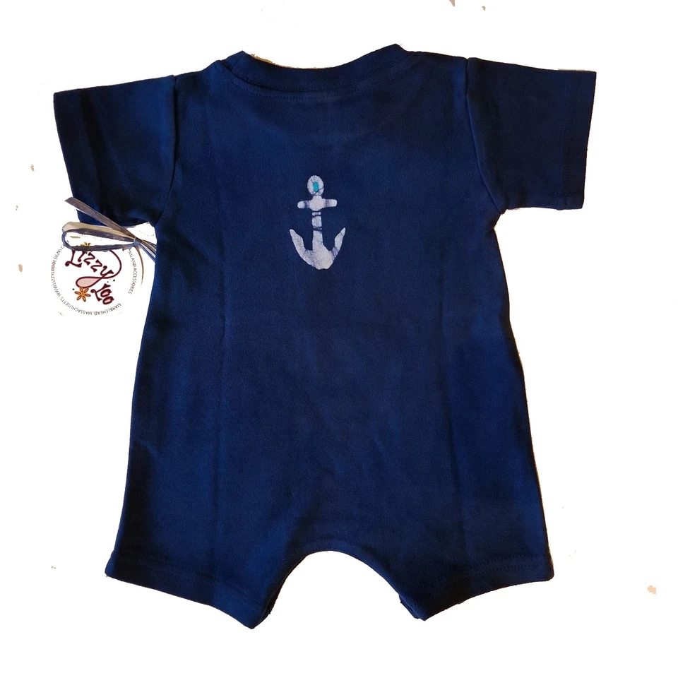 Romper pirata azul menino LizzyLoo - Imagem 2 de 2