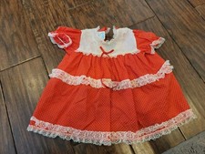 Vintage JC Penney Toddletime baby dress sz 1.5 23.5-26lbs Christmas Holiday US