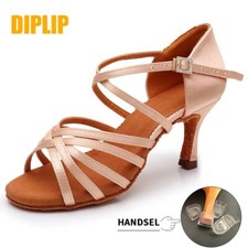 Latin Dance Shoes Women High Heel Tango Soft Bottom Shoes Girls Ballroom Shoes