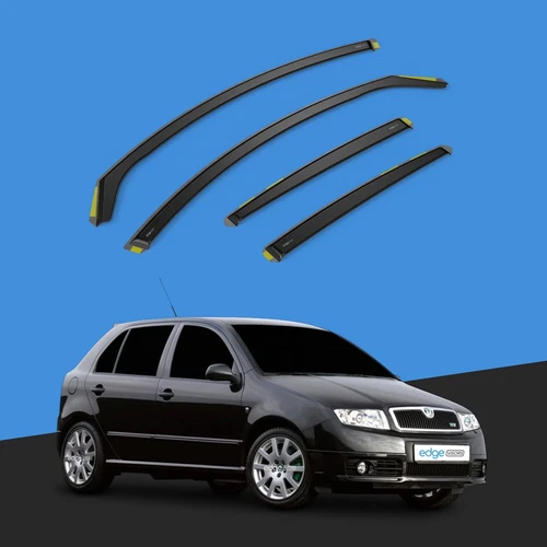 Skoda Fabia MK1 1999-2007 5 Door Hatchback Wind Deflectors In-Channel Guards 4pc