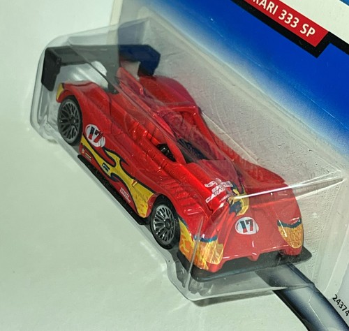 2000 Prime EDIZIONI FERRARI 333 SP Hot Wheels Auto Rossa Diefusa Mattel #71 NUOVO - Foto 3 di 4