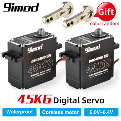 9imod 45KG Aluminiumgehäuse Metal Gear HV Coreless Servo für RC Car Boat Robot