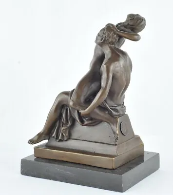 Comprar Estatua Desnudo Hombre Mujer Sexy Art Deco Estilo Art Nouveau Estilo Bronce Firm