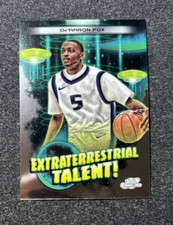 2023-24 Topps Cosmic Extraterrestrial Talent De'Aaron Fox ET-12 Sacramento Kings