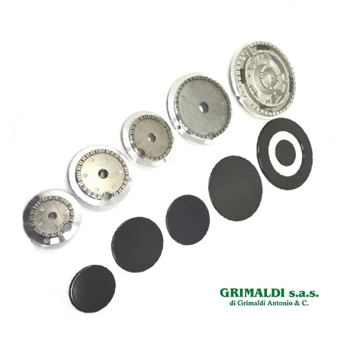 REX ELECTROLUX ZANUSSI AEG KIT PIATTELLI + BRUCIATORI E TRIPLA CORONA PIANO COTTURA 5 FUOCHI REX ELECTROLUX