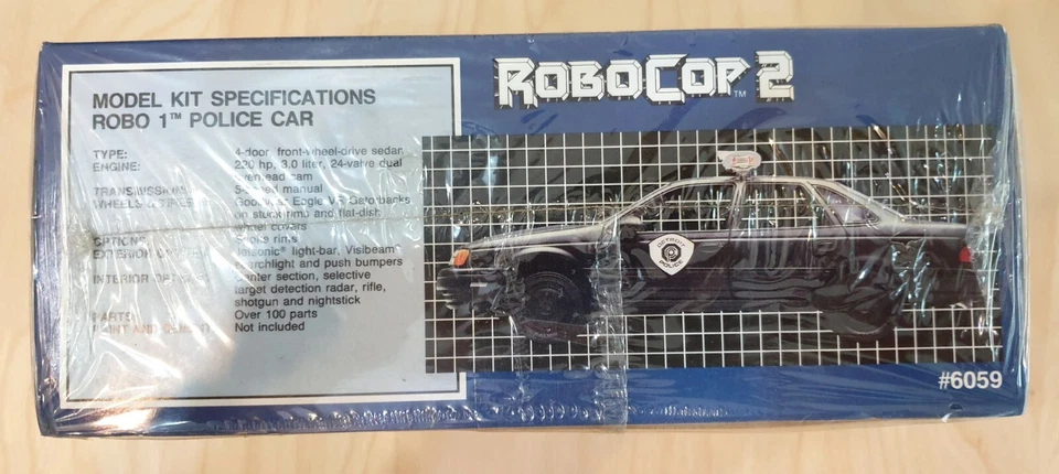 Kit Modelo Auto Robocop 1 Coche de Policía AMT 6059 ERTL 1/25 Raro - Imagen 3 de 4