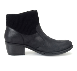 NEW BORN B.O.C BENDELL BLACK ANKLE BOOTS WOMENS 9 Z26704 ZIP SIDE BOOTIES NEW BORN B.O.C BENDELL BLACK ANKLE BOOTS WOMENS 9 Z26704 ZIP SIDE BOOTIES