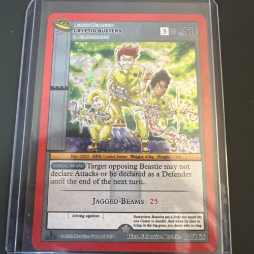 Metazoo 1st Edition Cryptid Busters Full Holo UFO # 17/165 - Afbeelding 1 van 2