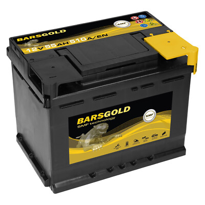 PKW Batterie 12V 55Ah 510A Bars Gold Wartungsfrei sofort einsatzbereit NEU