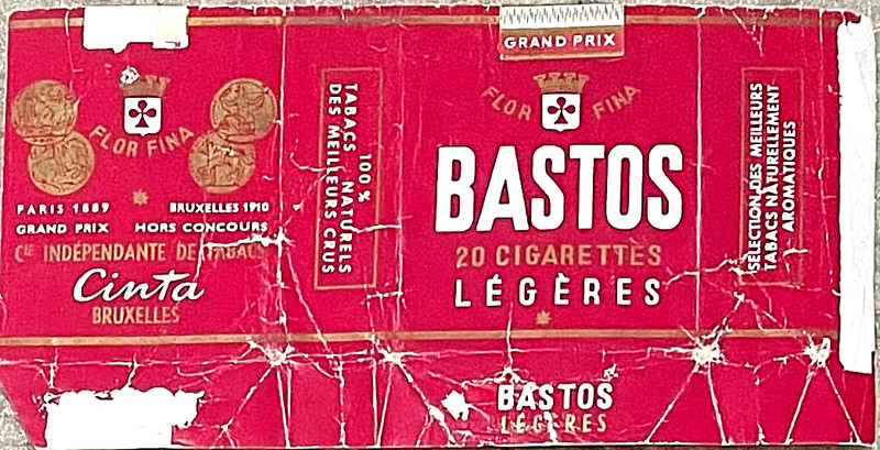 Bastos - Vintage Collection - Belgium 🇧🇪 - 80s - Empty