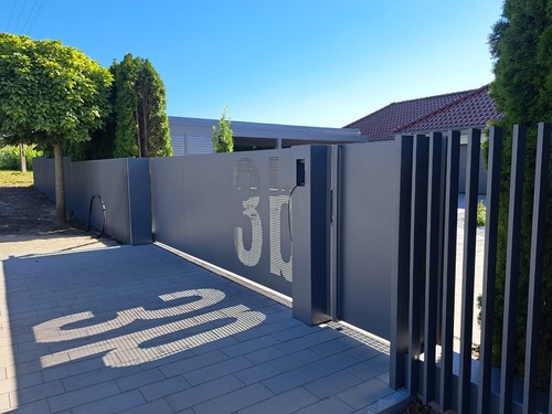 90 m Betonzaun Betonzäune einseitig Gartenbau Doppelstabmattenzaun + Lieferung - Bild 23 von 24