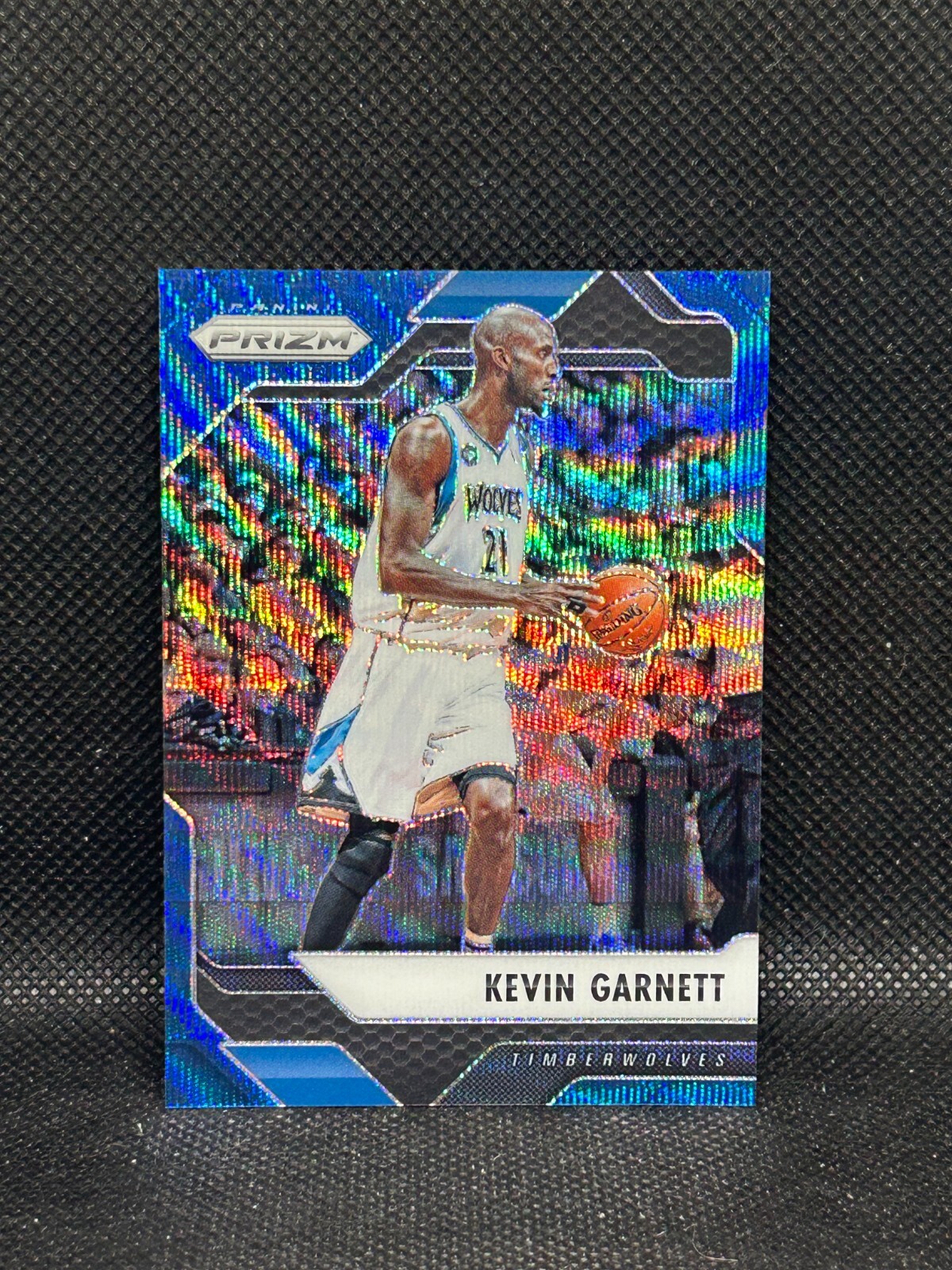 2016-17 Panini Prizm Blue Wave Prizm #264 Kevin Garnett /99 Color Match