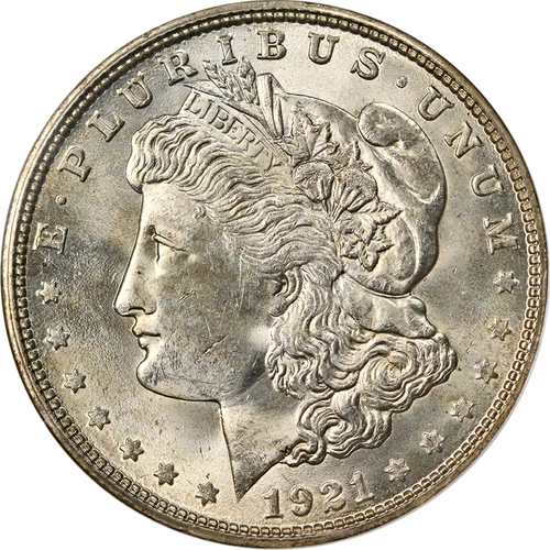 1921-S Morgan Silver Dollar NGC MS63 Great Eye Appeal Nice Strike