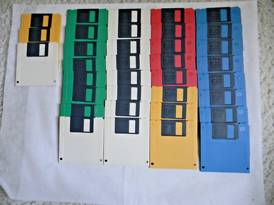 TDK MF-2HD High Density IBM/DOS Formatted (35 Disks) Open Box
