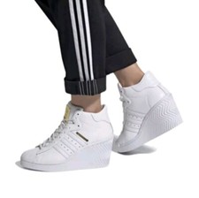 adidas Superstar Ellure Shoe Sneaker FW3189 Casual Wedge Heel Size 8.5