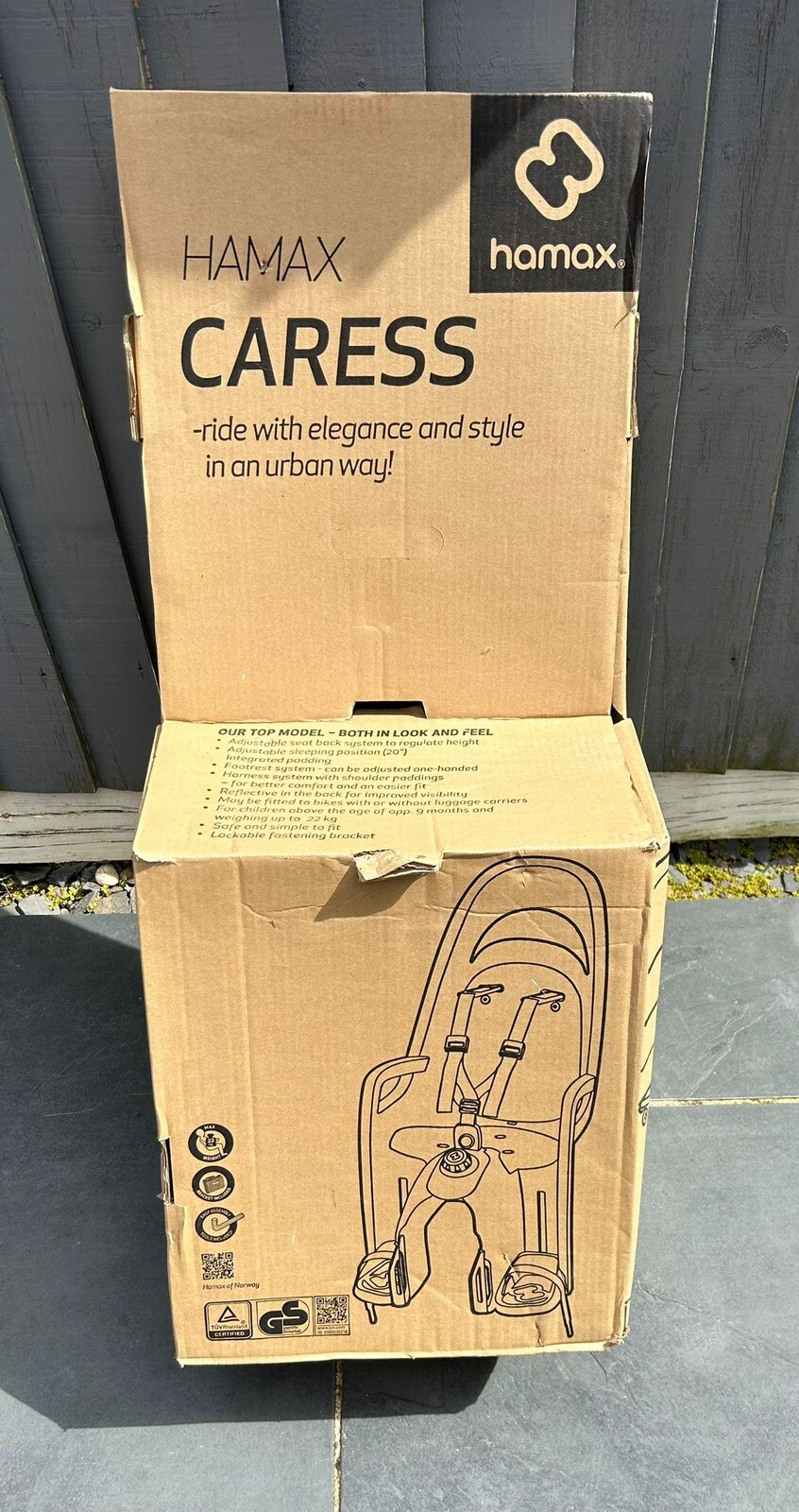 Hamax Child bike seat (frame fitting) with lockable bracket eBay