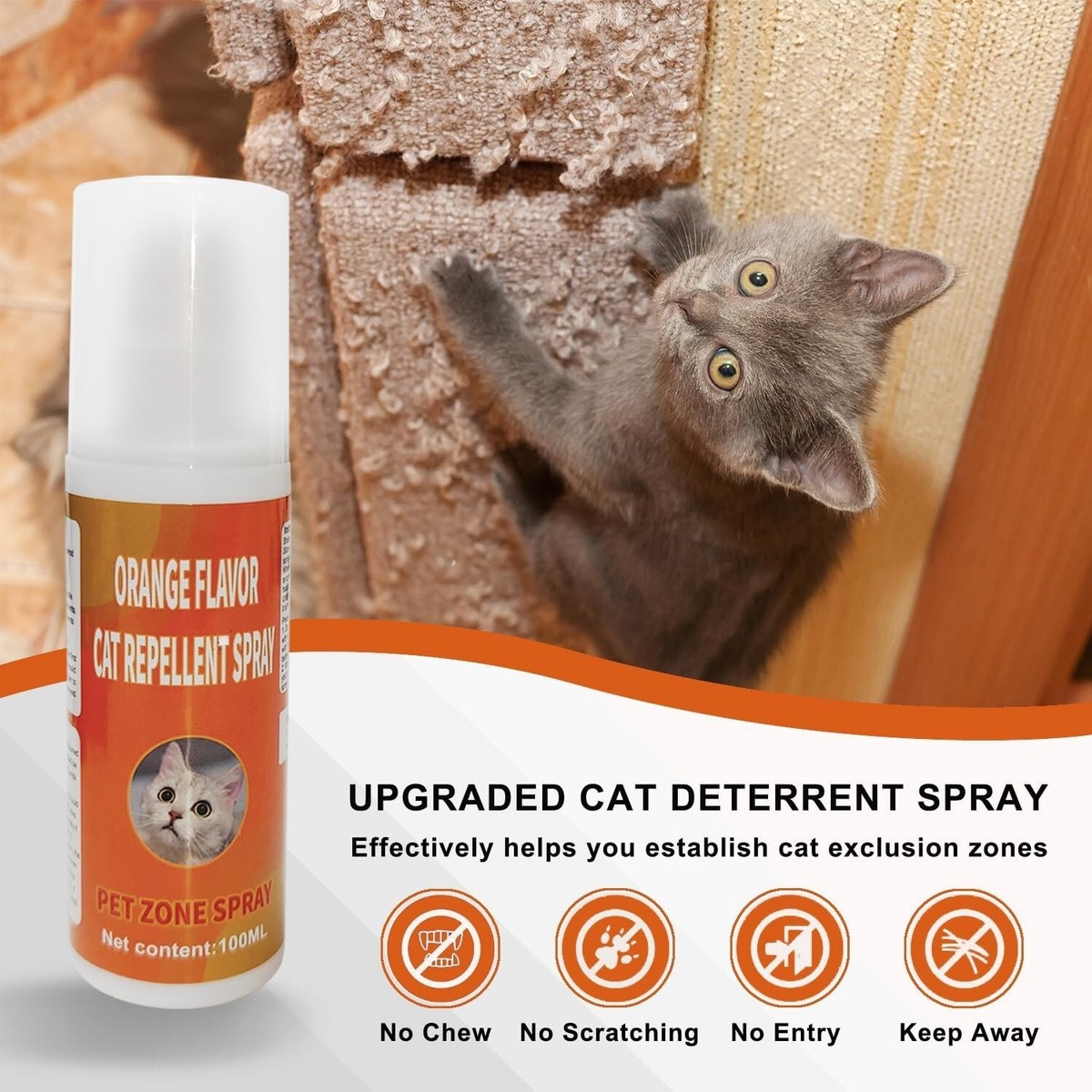 Homemade Cat Repellent Spray Spray To Make Cats Stop Scratching