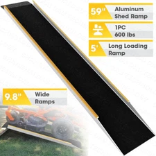 VNN 5FT Titan Ramps Shed Ramp Aluminum Loading Ramp 600Lbs 1PC for Pick up Law