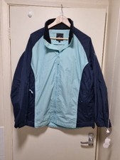 Jack Murphy Rain Jacket Women's Size 16 Uk Xl Blue & Aqua Hiking Day Coat