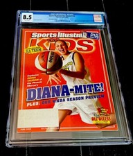 DIANA TAURASI ROOKIE COVER SPORTS ILLUSTRATED FOR KIDS SI RARE WNBA USA CGC 8.5