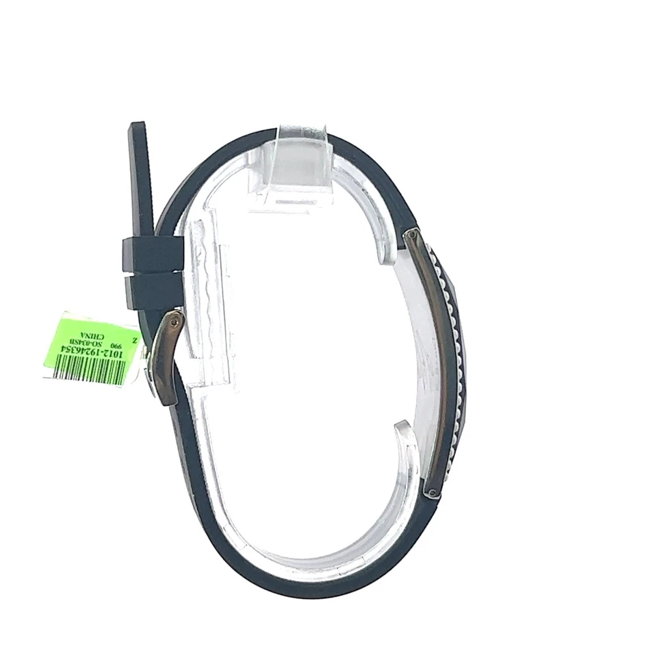 Shaquille O'Neal 20 毫米不锈钢黑色玛瑙橡胶黑色表带手链 — 第 4/4 张图片