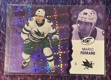 2023-24 UD ICE HOCKEY PURPLE PARALLEL MARIO FERRARO SAN JOSE SHARKS #17