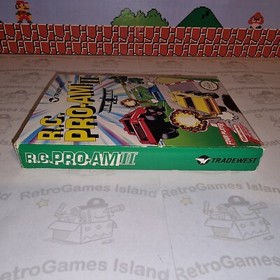 R.C. PRO AM II 2 NINTENDO NES 8 BIT REV A USA NTSC CIB TRADEWEST RC