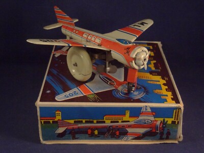 1920S VINTAGE ANCIEN Avion Forme 5 Compartiments Boîte Rare Décoratifs