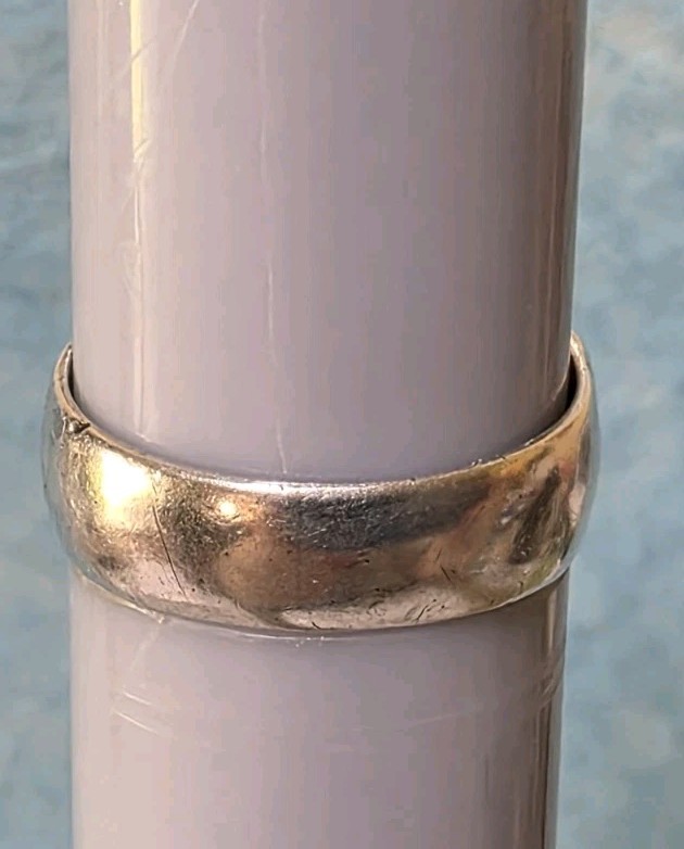 Silver Tested Buckle Ring.  #647 View 6
