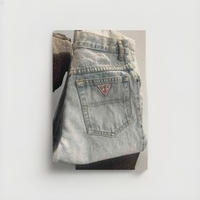 Vintage Guess Georges Marciano Jeans High Rise Tapered Ankle Zip 90s Y2K USA