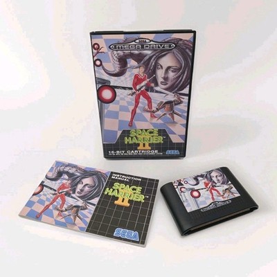 Space Harrier II SEGA Mega Drive Videospiel komplett mit Handbuch PAL 1990