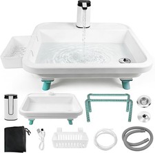Portable Sink for Camping Outdoor Wash Station with Electronic Faucet  Camping