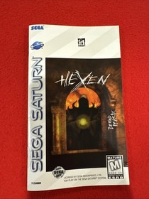 Hexen Beyond Heretic | SEGA Saturn 1997 Edizione USA | CIB Completo con Reg Card