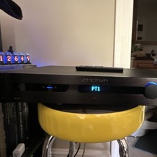 Emotiva BasX PT1 2-Channel Stereo Preamplifier/DAC FM Tuner Class AB Black